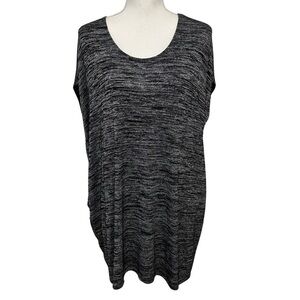 Aritzia Wilfred Free Lorelei Cocoon Dress in Black Gray Sz Small Relaxed Fit